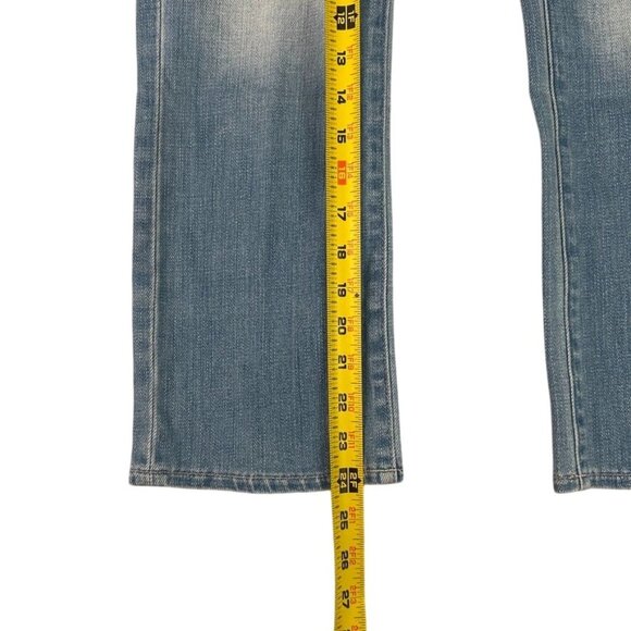 L'AGENCE Nadia Straight Cropped Jeans Rockford Light Wash Denim Sz 26 High Rise - Picture 13 of 13